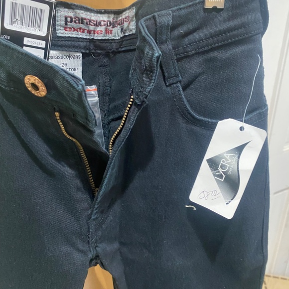Ladies Vintage Embellished Black Parasuco Jeans Sz 26 - Picture 11 of 14